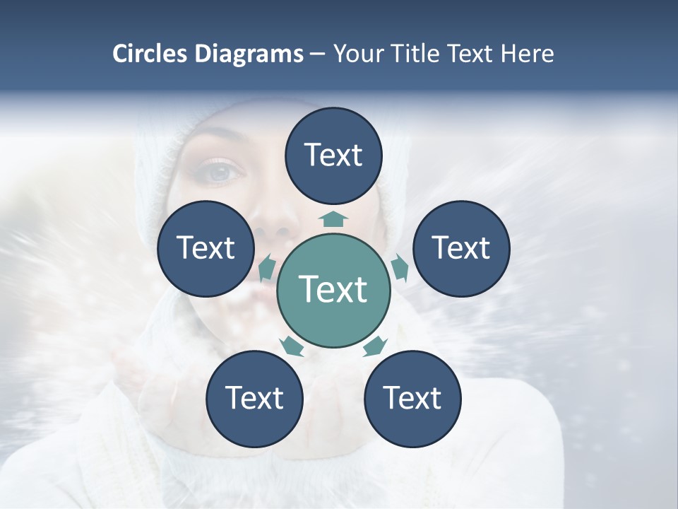 Beauty Cold Winter PowerPoint Template