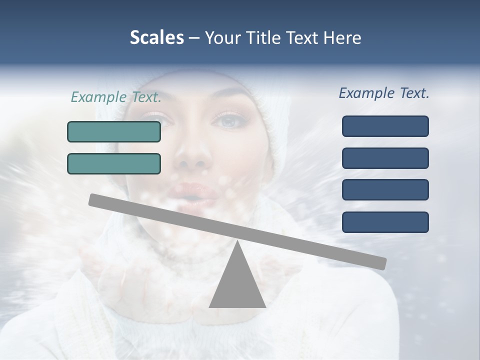 Beauty Cold Winter PowerPoint Template