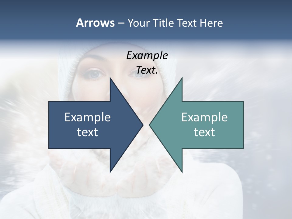 Beauty Cold Winter PowerPoint Template