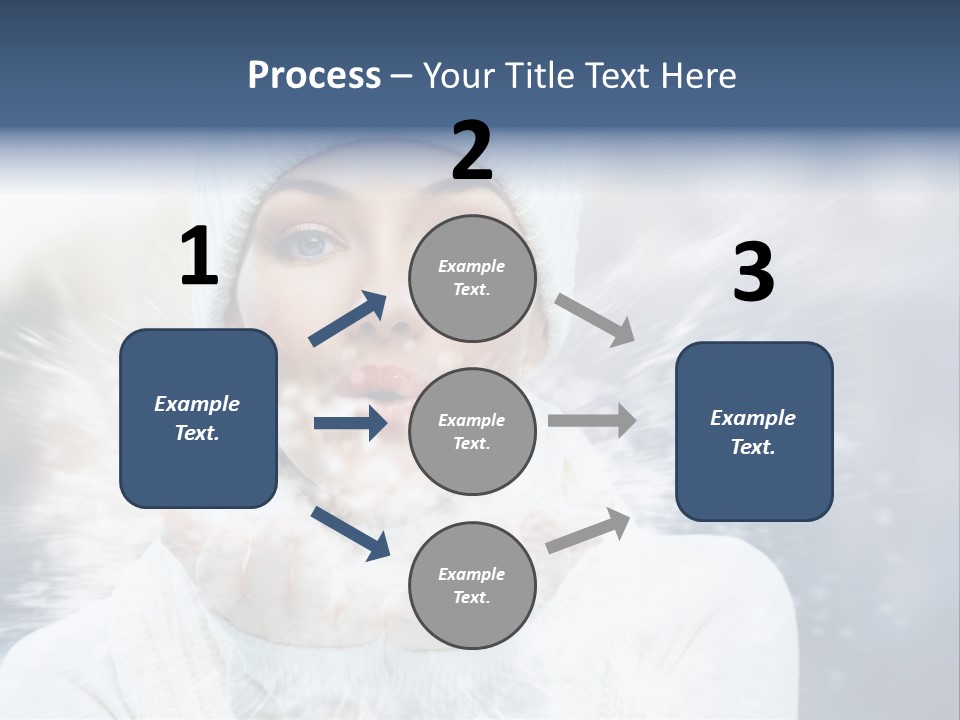 Beauty Cold Winter PowerPoint Template