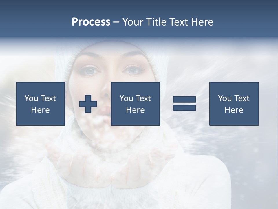 Beauty Cold Winter PowerPoint Template