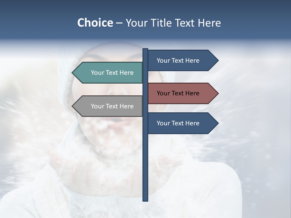 Beauty Cold Winter PowerPoint Template