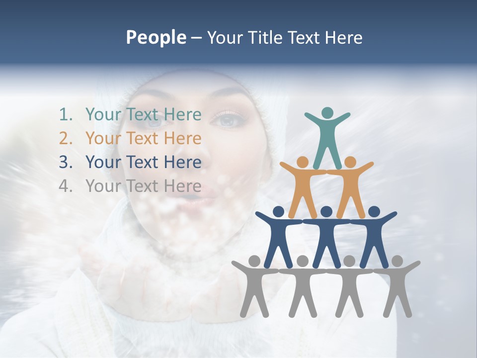 Beauty Cold Winter PowerPoint Template