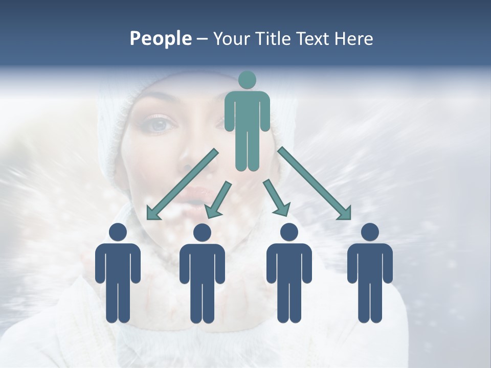 Beauty Cold Winter PowerPoint Template