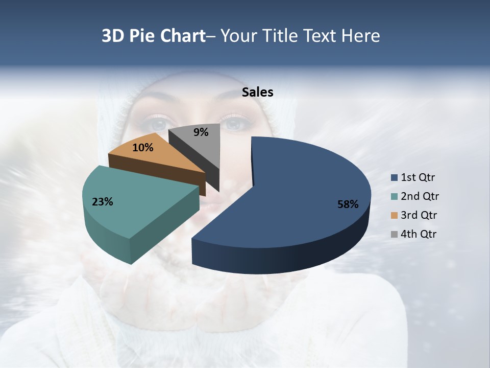 Beauty Cold Winter PowerPoint Template
