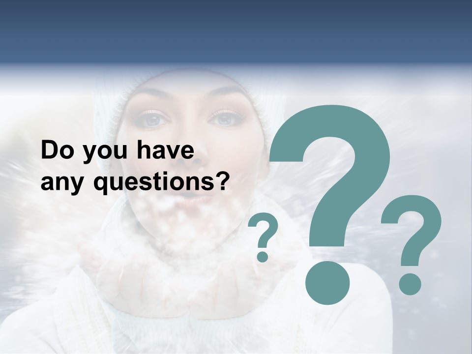 Beauty Cold Winter PowerPoint Template