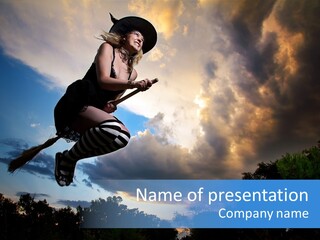 Evening Wicked Highly PowerPoint Template