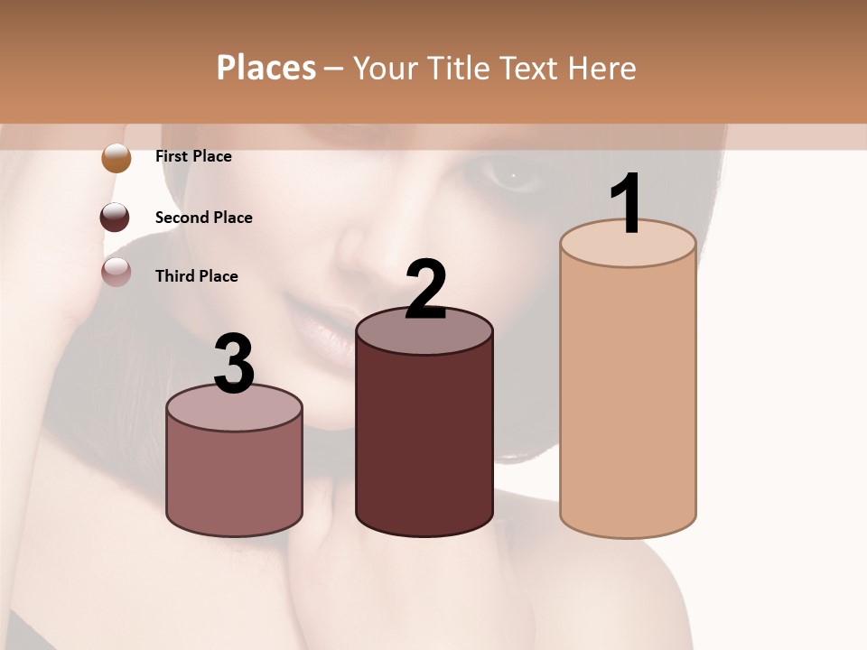 Makeup Beautiful Lips PowerPoint Template