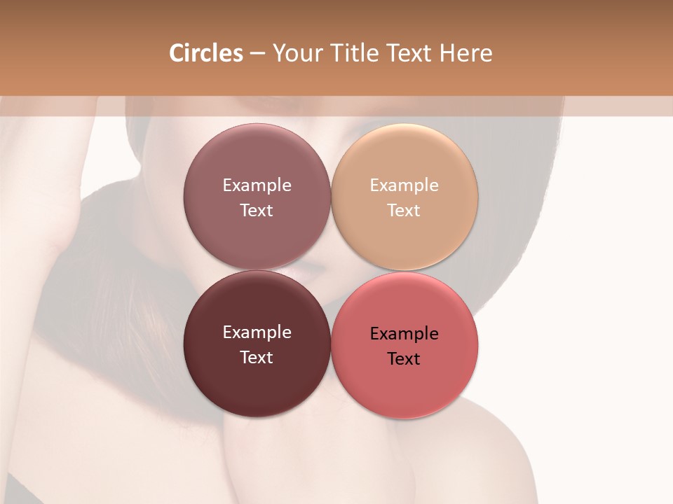Makeup Beautiful Lips PowerPoint Template