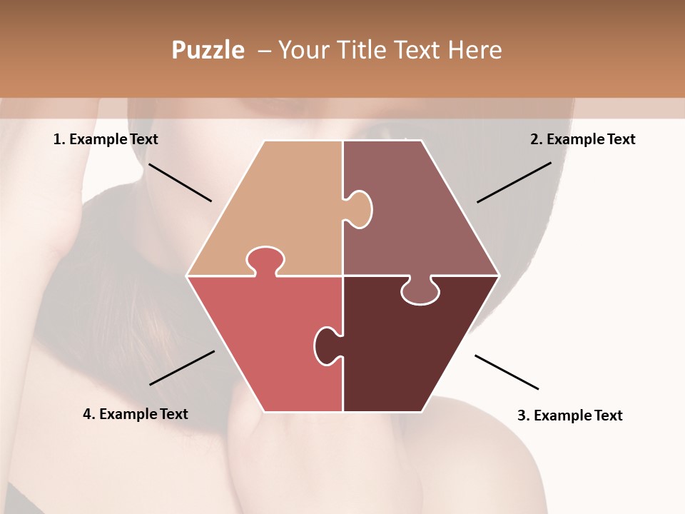 Makeup Beautiful Lips PowerPoint Template