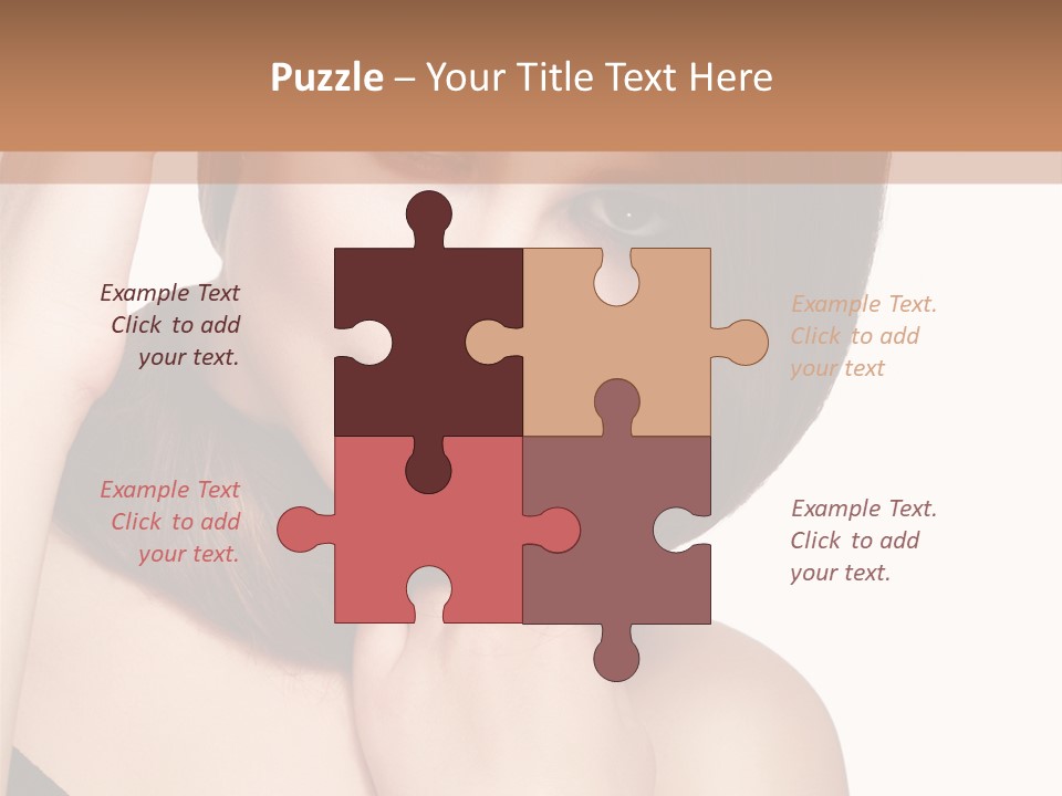 Makeup Beautiful Lips PowerPoint Template