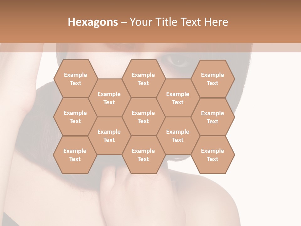 Makeup Beautiful Lips PowerPoint Template