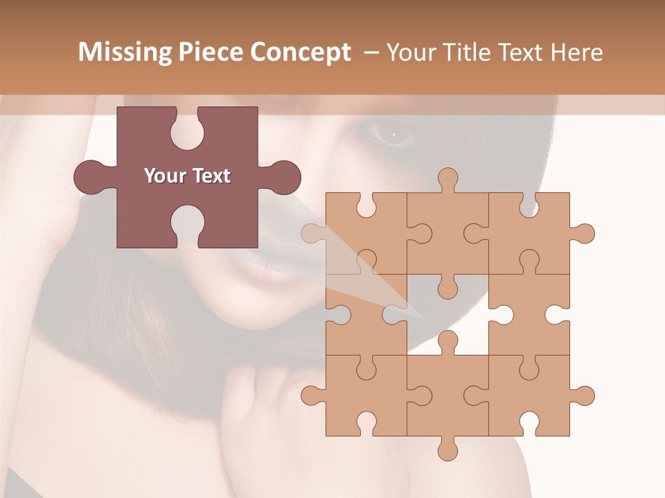 Makeup Beautiful Lips PowerPoint Template