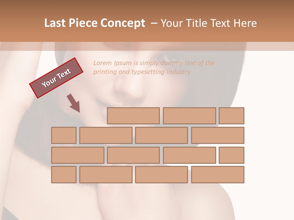 Makeup Beautiful Lips PowerPoint Template