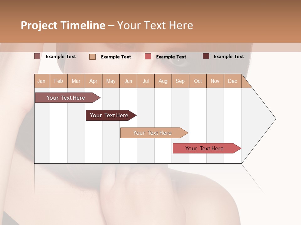 Makeup Beautiful Lips PowerPoint Template