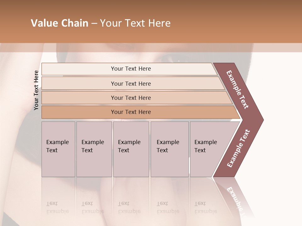 Makeup Beautiful Lips PowerPoint Template