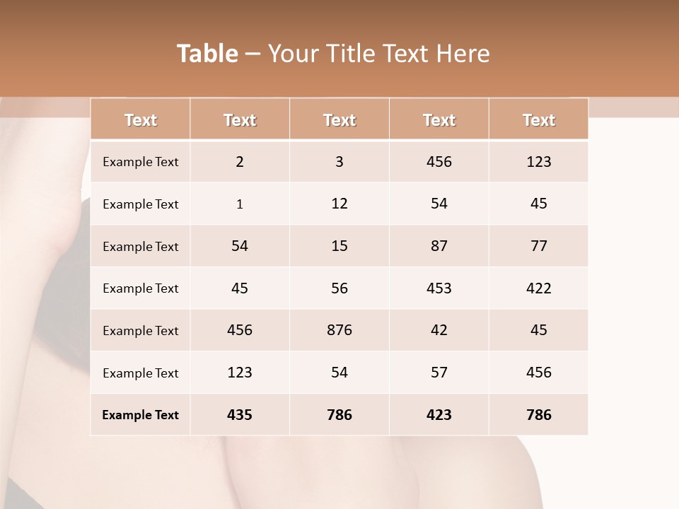 Makeup Beautiful Lips PowerPoint Template