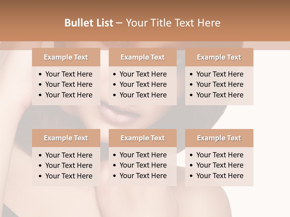 Makeup Beautiful Lips PowerPoint Template