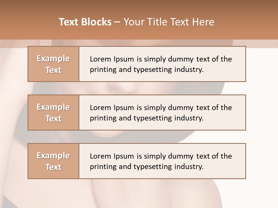 Makeup Beautiful Lips PowerPoint Template