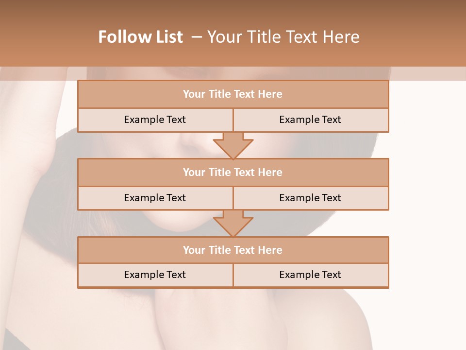 Makeup Beautiful Lips PowerPoint Template