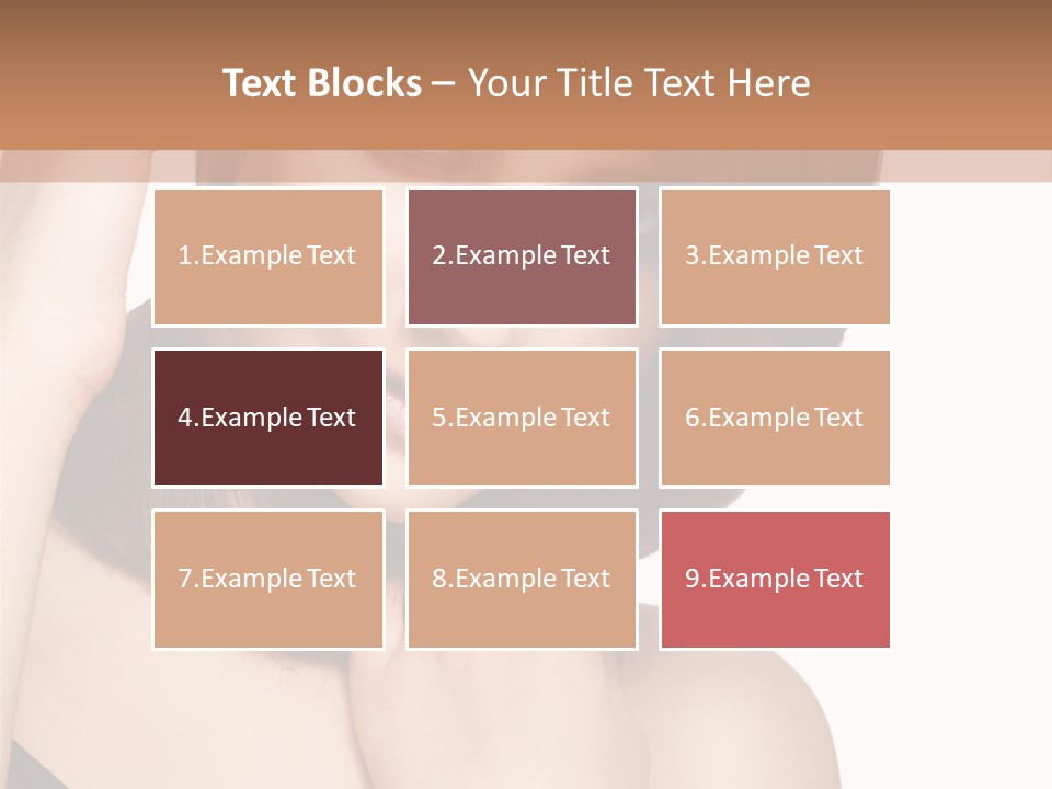 Makeup Beautiful Lips PowerPoint Template