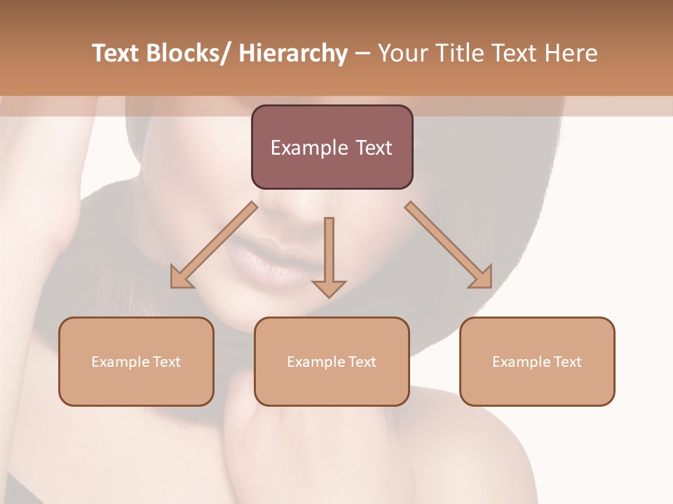 Makeup Beautiful Lips PowerPoint Template