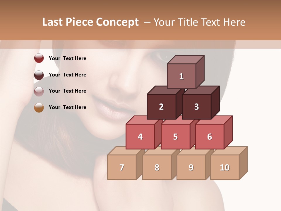 Makeup Beautiful Lips PowerPoint Template