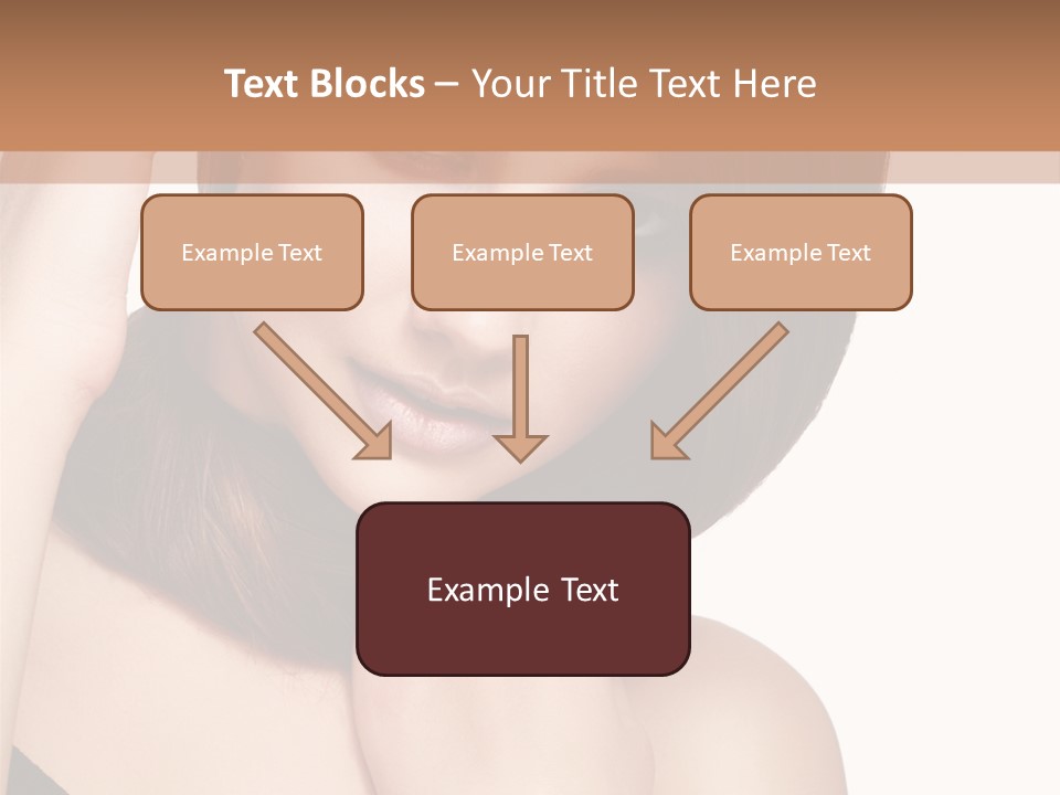 Makeup Beautiful Lips PowerPoint Template