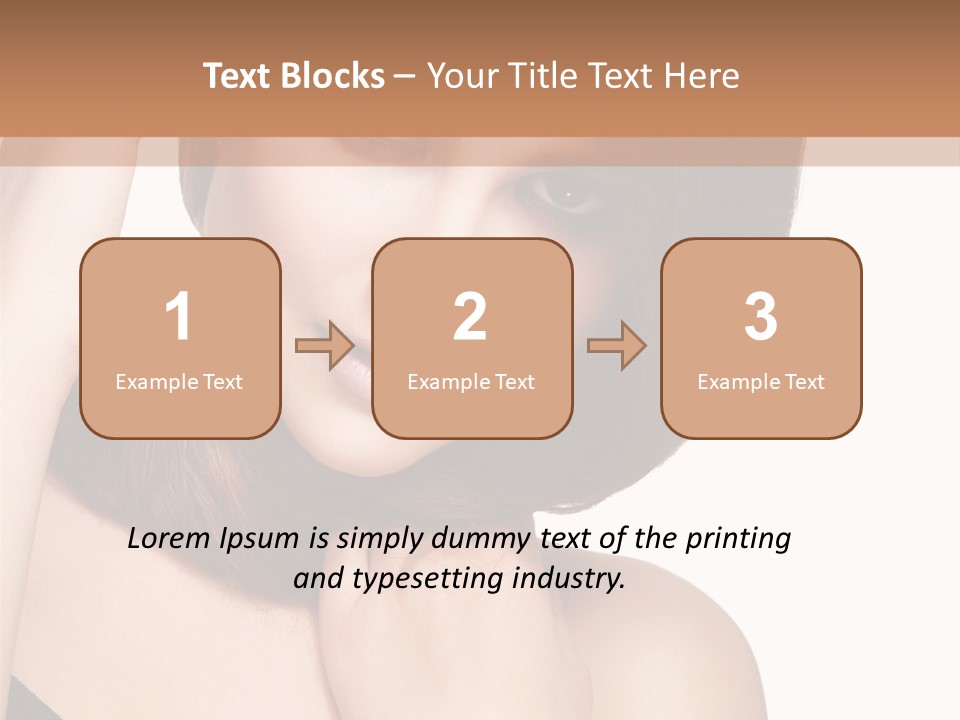 Makeup Beautiful Lips PowerPoint Template