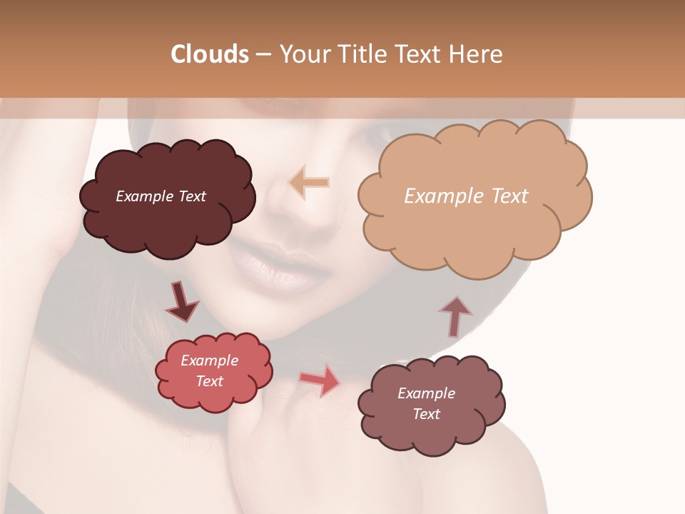 Makeup Beautiful Lips PowerPoint Template