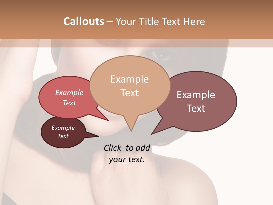 Makeup Beautiful Lips PowerPoint Template