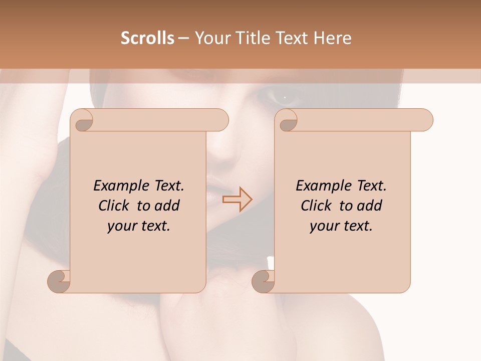 Makeup Beautiful Lips PowerPoint Template