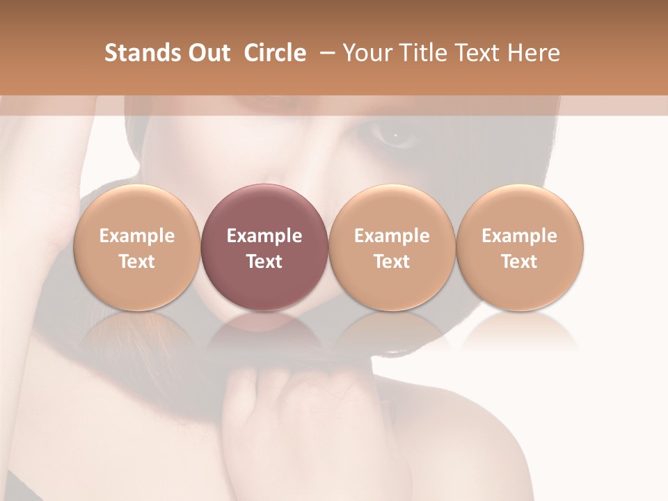 Makeup Beautiful Lips PowerPoint Template