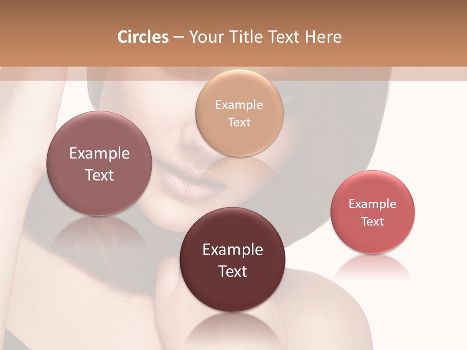 Makeup Beautiful Lips PowerPoint Template