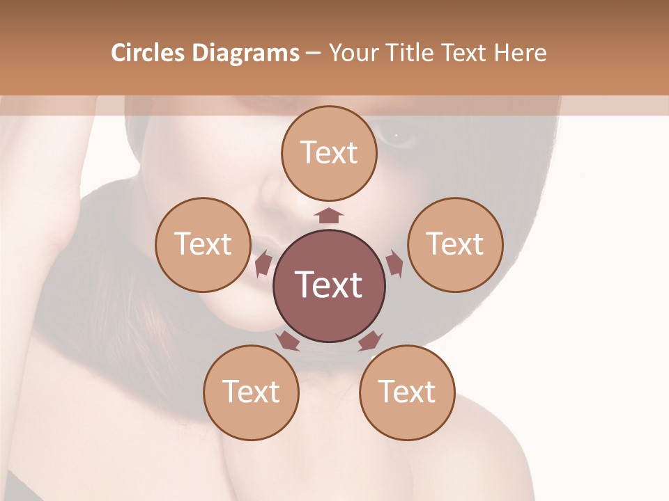 Makeup Beautiful Lips PowerPoint Template