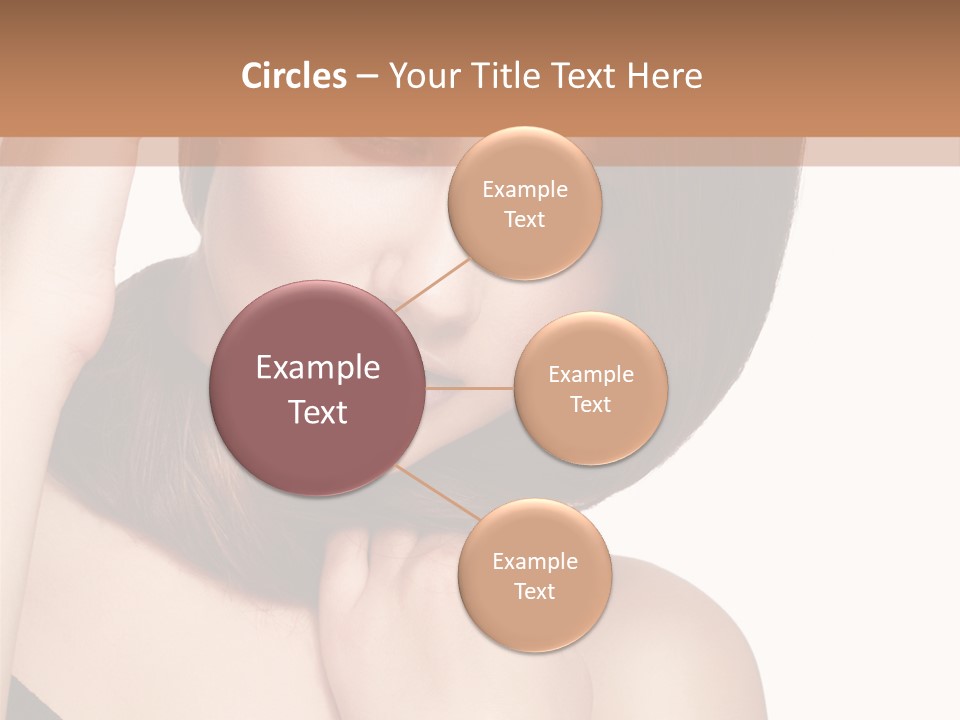 Makeup Beautiful Lips PowerPoint Template