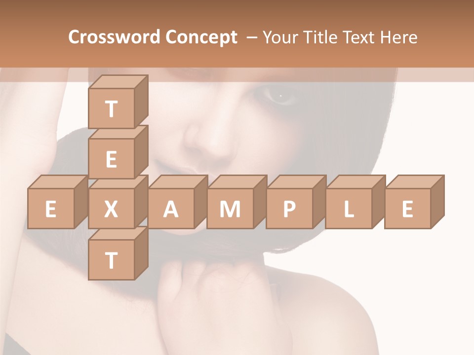 Makeup Beautiful Lips PowerPoint Template