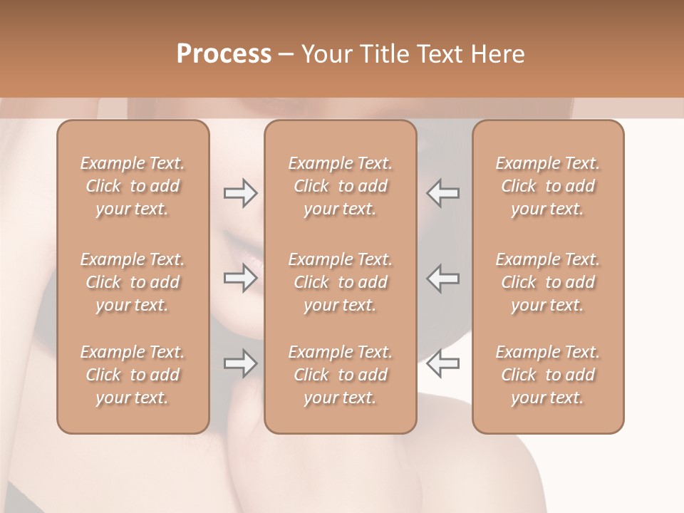 Makeup Beautiful Lips PowerPoint Template