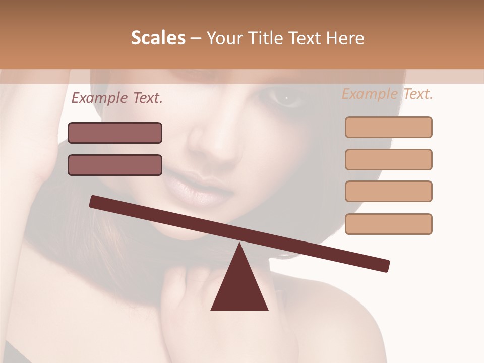 Makeup Beautiful Lips PowerPoint Template