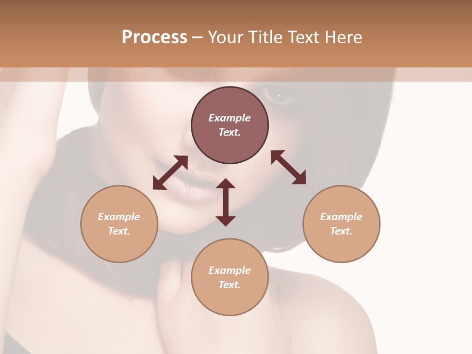 Makeup Beautiful Lips PowerPoint Template