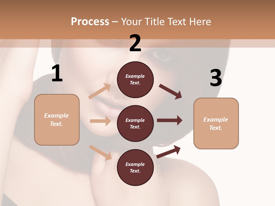 Makeup Beautiful Lips PowerPoint Template