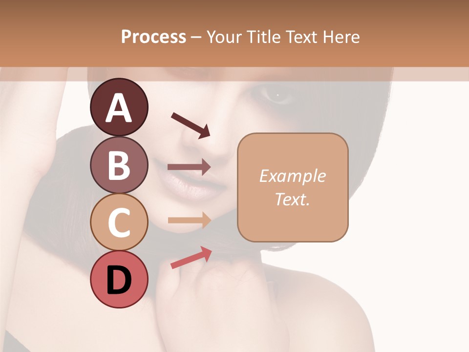 Makeup Beautiful Lips PowerPoint Template