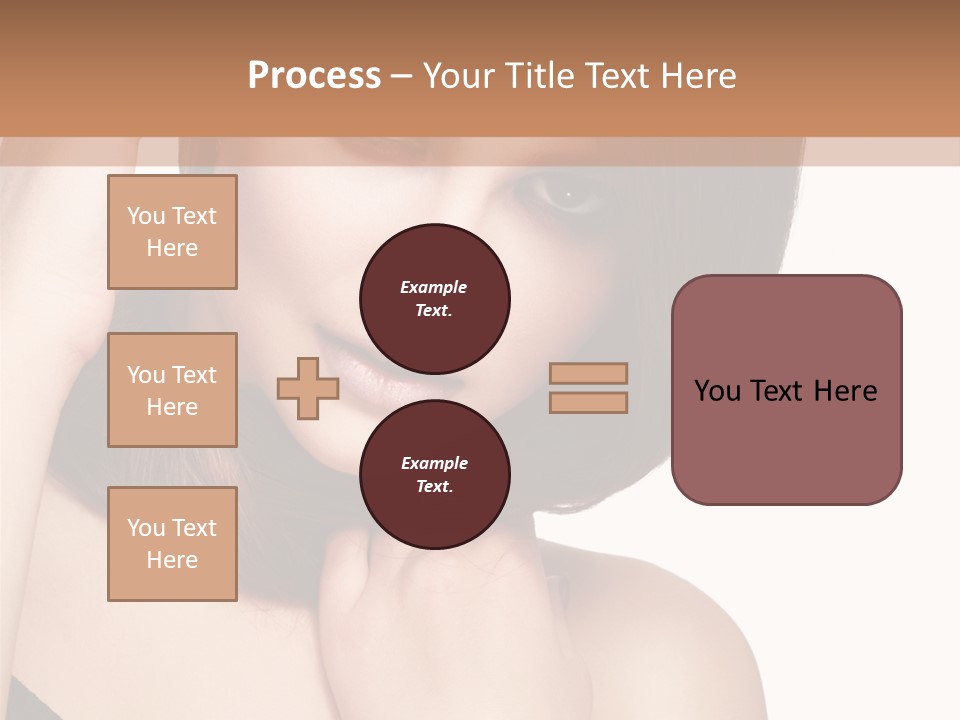 Makeup Beautiful Lips PowerPoint Template