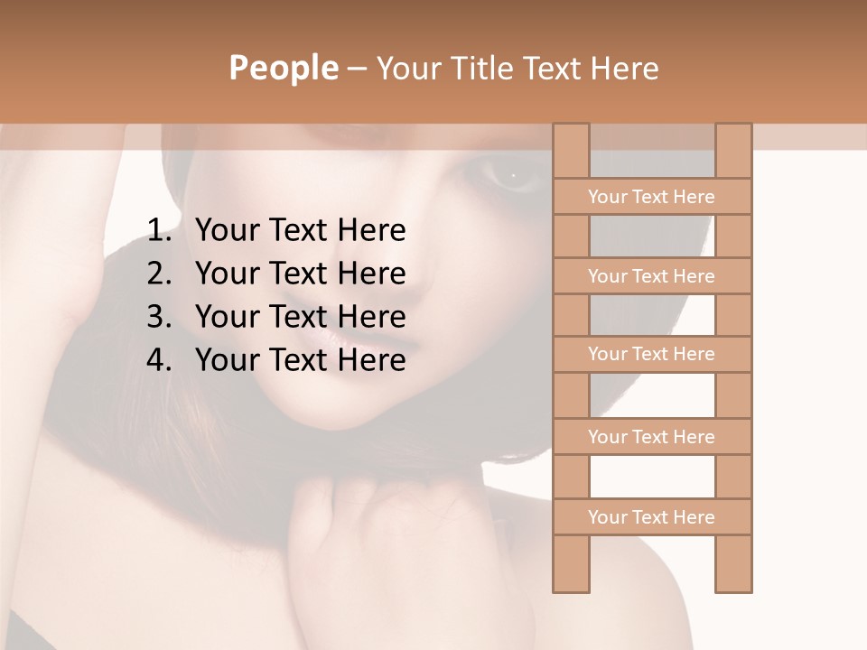 Makeup Beautiful Lips PowerPoint Template