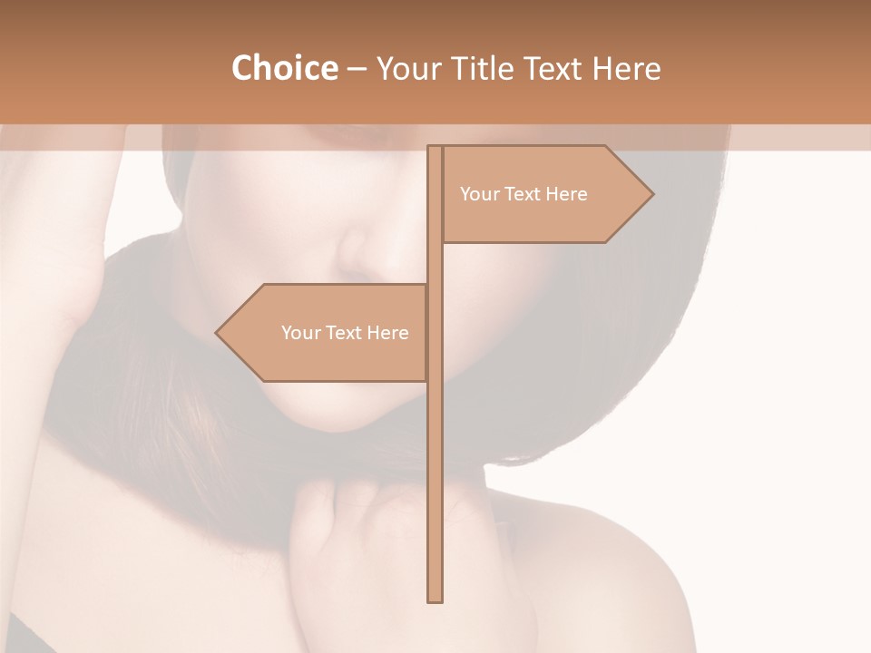 Makeup Beautiful Lips PowerPoint Template