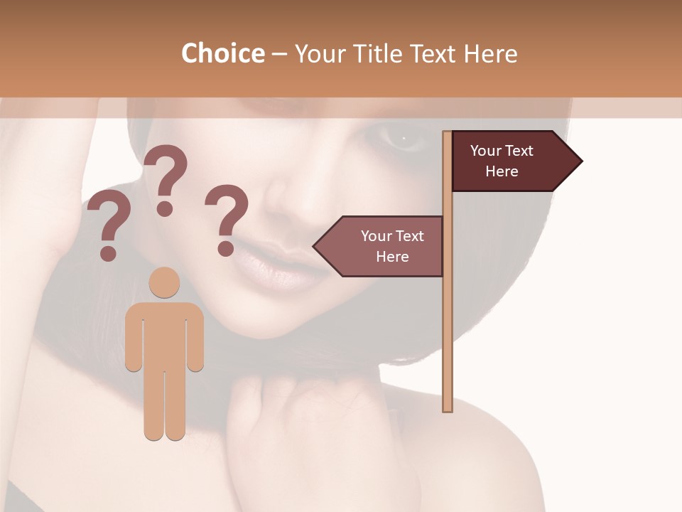 Makeup Beautiful Lips PowerPoint Template