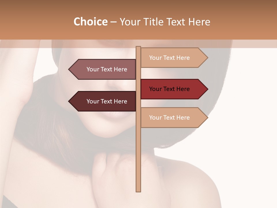 Makeup Beautiful Lips PowerPoint Template