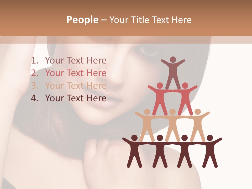 Makeup Beautiful Lips PowerPoint Template