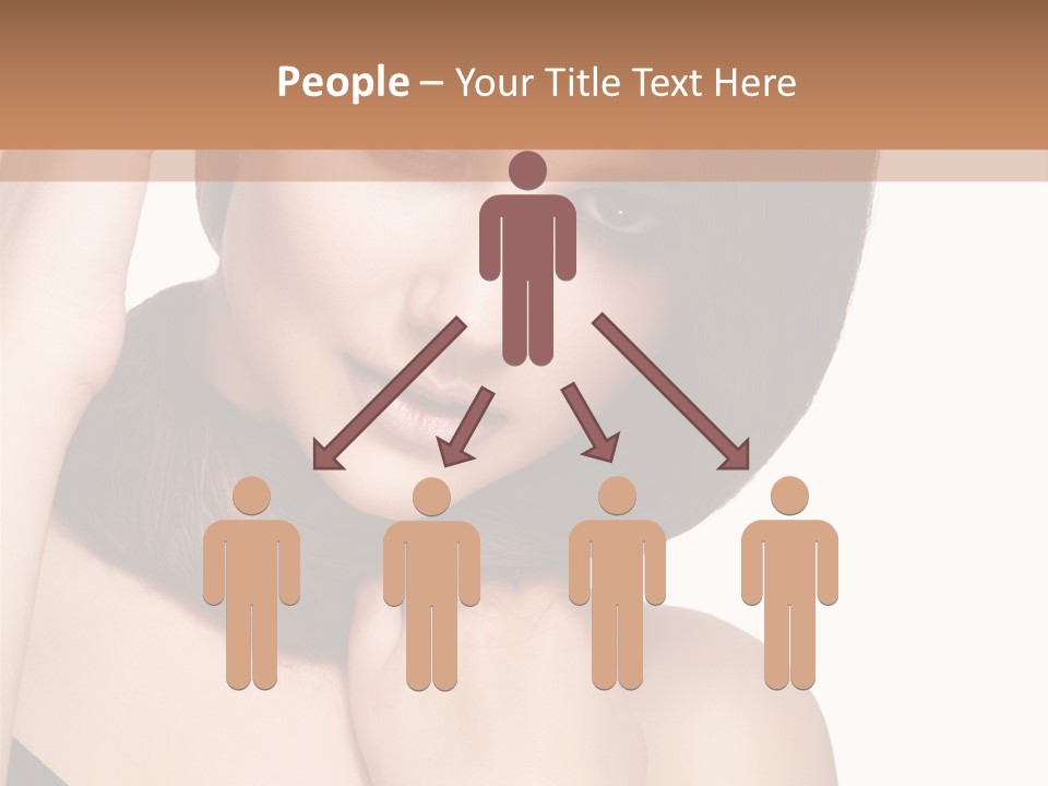 Makeup Beautiful Lips PowerPoint Template