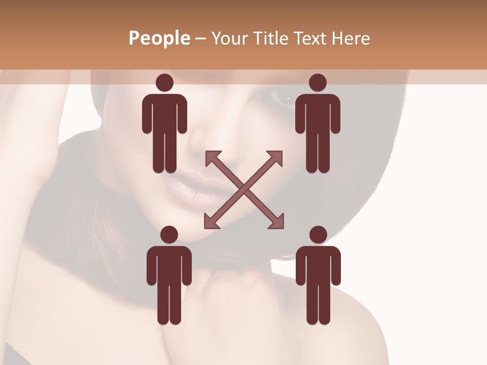 Makeup Beautiful Lips PowerPoint Template